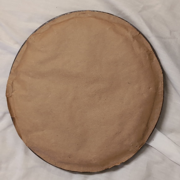 Vintage glass framed counted cross stitch - Picture 2 of 2